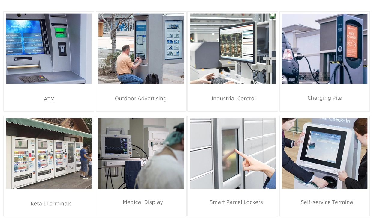 방수 적외선 터치스크린 10.4~21.5인치(TE 시리즈)