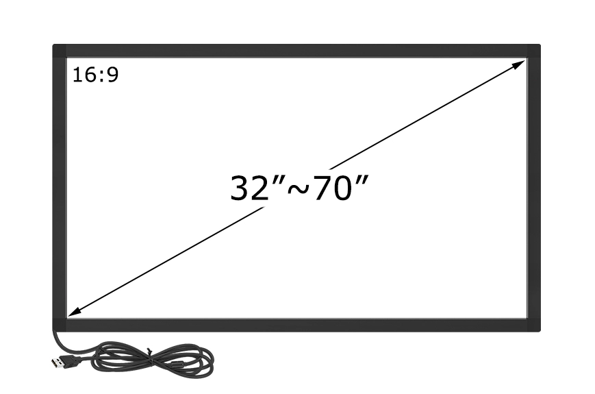 적외선 터치 프레임 32~70인치(TF 시리즈)