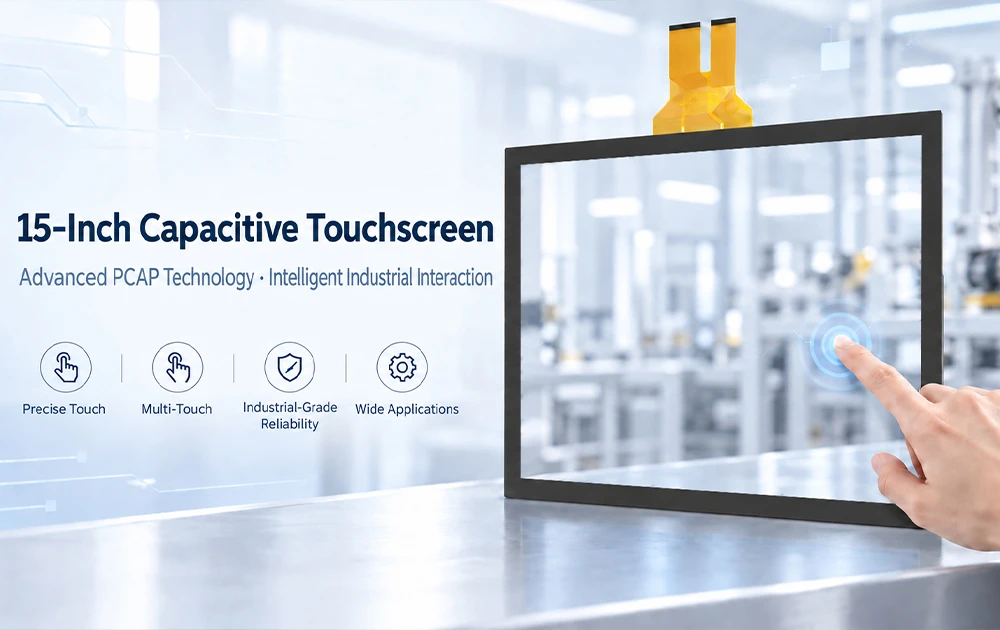 GreenTouch 15인치 정전식 터치스크린: 산업용 스마트 상호작용을 위한 고급 PCAP 기술