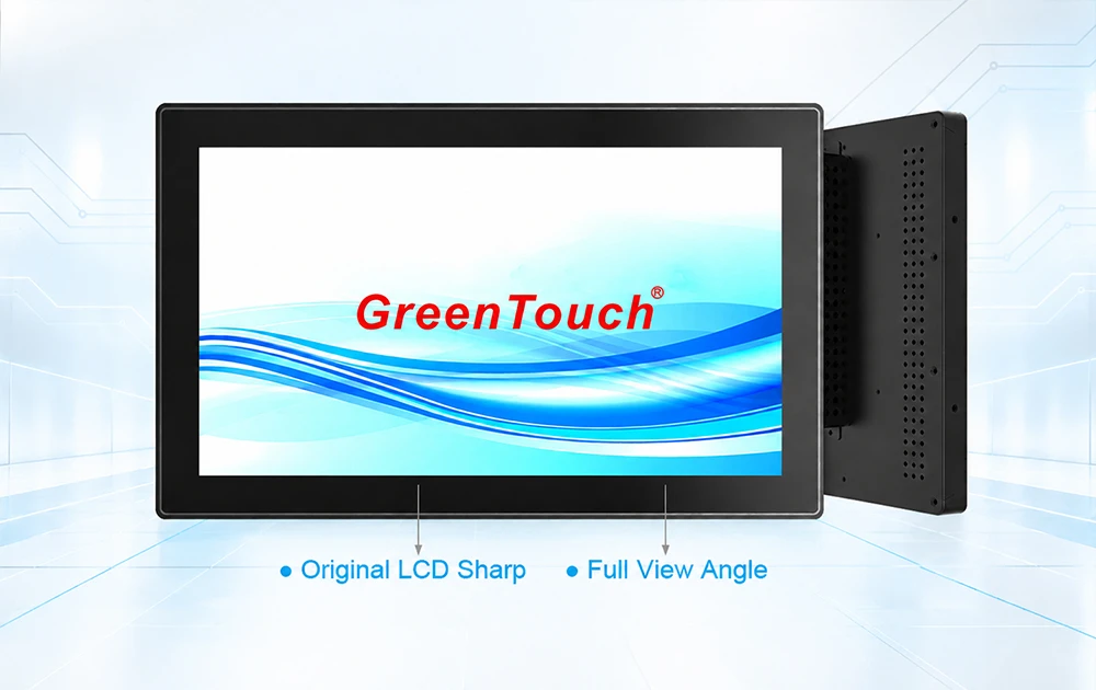 15.6인치 오픈 프레임 터치 모니터: 산업용 LCD 품질, OEM 맞춤화, 장착 및 규정 준수에 대한 GreenTouch